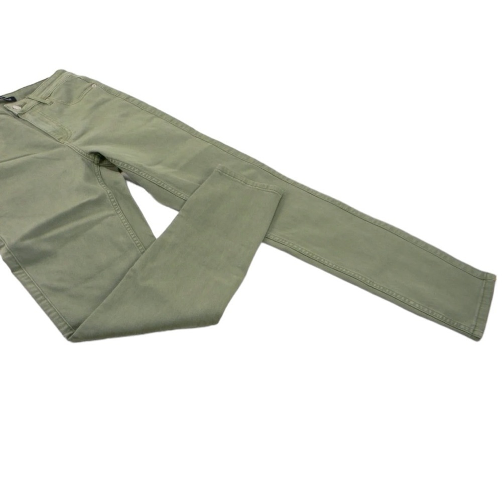 Calvin Klein Straight Skinny Contoured Jeans Size 2 Green High Rise Like… - Picture 10 of 15